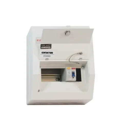 Contactum 6 Way Steel Consumer Unit, 63A Defender - DR068MS product image