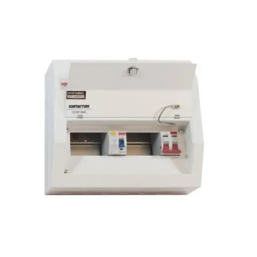 Contactum 8 Way Steel Consumer Unit, 100A Defender - DS0818MS product image