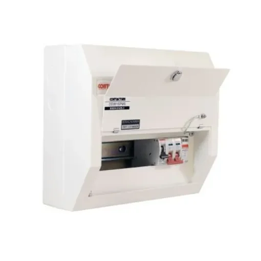 Contactum 8 Way Steel Consumer Unit, 100A Defender - DD081SPMS product image