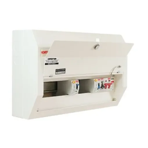 Contactum 10 Way Steel Consumer Unit, 100A Defender - DDS10188SPMS product image