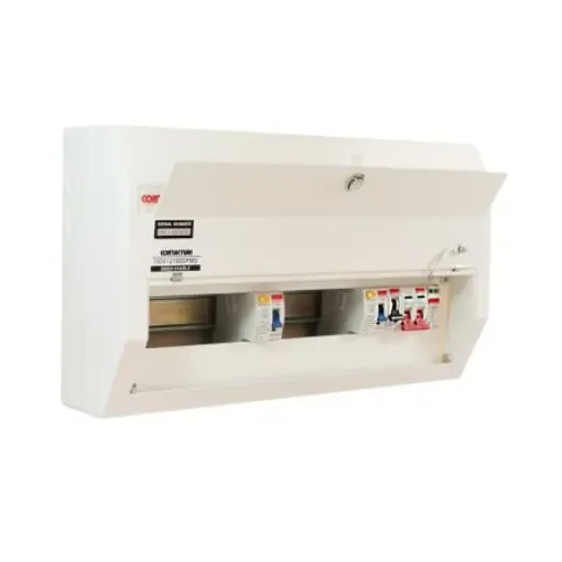 Contactum 12 Way Steel Consumer Unit, 100A Defender - DDS12188SPMS product image