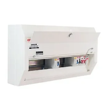 Contactum 14 Way Steel Consumer Unit, 100A Defender - DDS14188SPMS product image