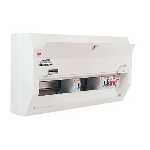 Contactum 14 Way Steel Consumer Unit, 100A Defender - DDS14188SPMS product image