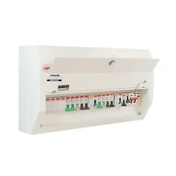 Contactum 14 Way Steel Consumer Unit, 100A Defender - DDS14188SPMS-P01 product image