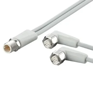 ifm electronic Straight Male 5 way M12 to Right Angle Female 5 way M12 Communication Cable, 5m - EVF334 product image