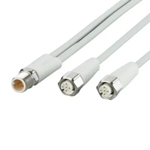 ifm electronic Straight Male 5 way M12 to Straight Female 5 way M12 Communication Cable, 5m - EVF331 product image