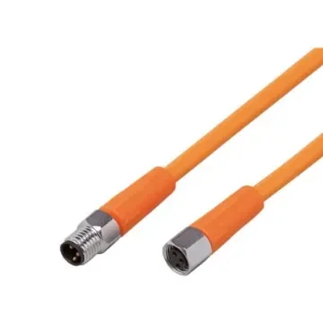 ifm electronic Straight Male 1 way M8 to Straight Female 1 way M8 Sensor Actuator Cable, 1m - EVT144 product image