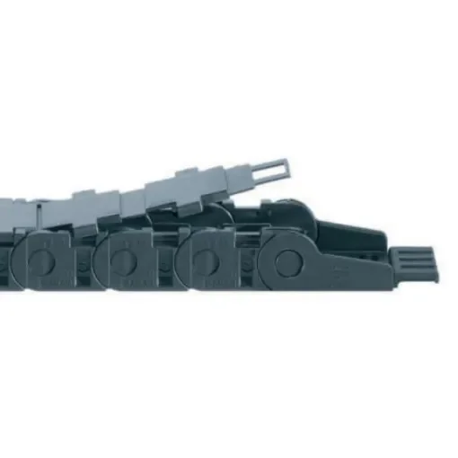 Igus 15, e-chain Black Cable Chain - Flexible Slot, W25 mm x D17mm, L1m, 125 mm Min. Bend Radius, Polymer - 15.025.125.0 product image