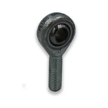 Fluro M12 x 1.25 Male Galvanized Steel Rod End, 12mm Bore, 70mm Long, Metric Thread Standard, Male Connection Gender - GAXSW12x1.25 product image