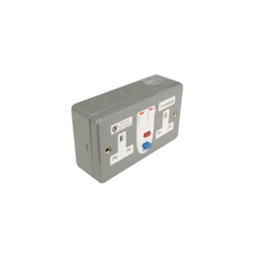 Timeguard 30A, BS Fixing, Active RCD Socket, Plastic, Surface Mount , Switched, 230 V ac - RCD07MAVN product image