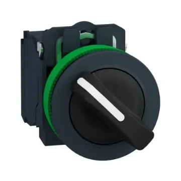 Schneider Electric Selector Switch - (SPST) 30mm Cutout Diameter 2 Positions - XB5FD21 product image