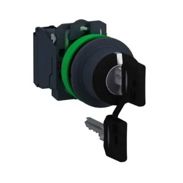 Schneider Electric Key Switch, DPST 3-Way - XB5FG33 product image