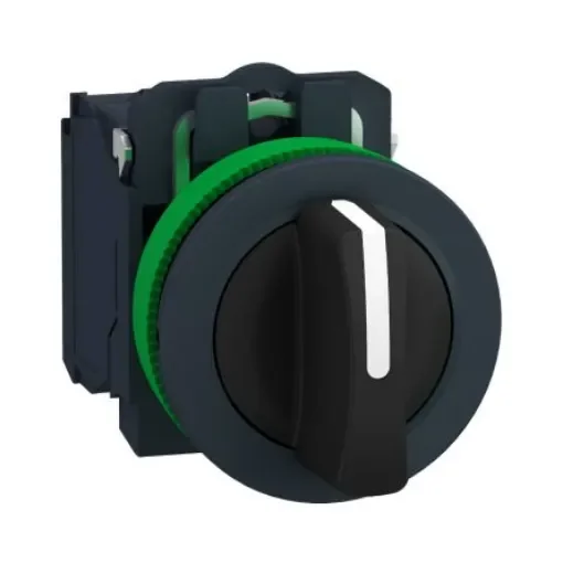 Schneider Electric Spring Return Selector Switch - (DPST) 30mm Cutout Diameter 3 Positions - XB5FD53 product image