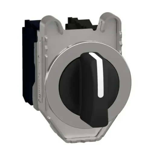 Schneider Electric Spring Return Selector Switch - (DPST) 30mm Cutout Diameter 3 Positions - XB4FD53 product image