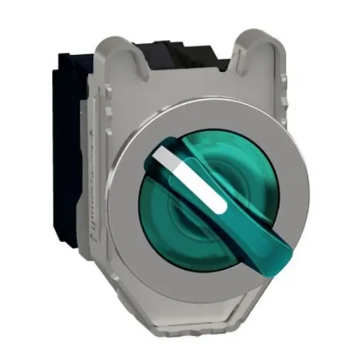 Schneider Electric Selector Switch - (SPDT) 30mm Cutout Diameter, Illuminated 2 Positions - XB4FK123M5 product image
