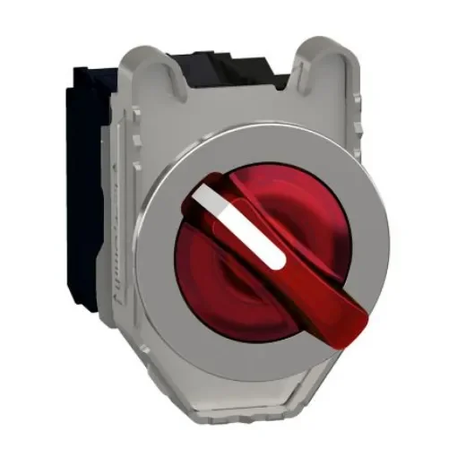 Schneider Electric Selector Switch - (SPDT) 30mm Cutout Diameter, Illuminated 2 Positions - XB4FK124M5 product image