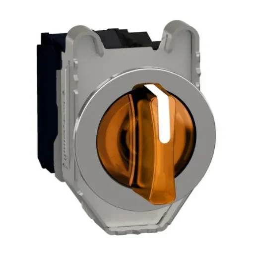 Schneider Electric Selector Switch - (SPDT) 30mm Cutout Diameter, Illuminated 3 Positions - XB4FK135B5 product image