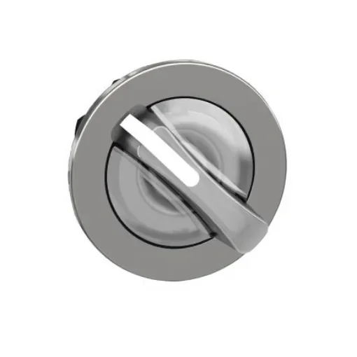 Schneider Electric ZB4 Series 2 Position Selector Switch Head, 30mm Cutout, White Handle - ZB4FK1213 product image