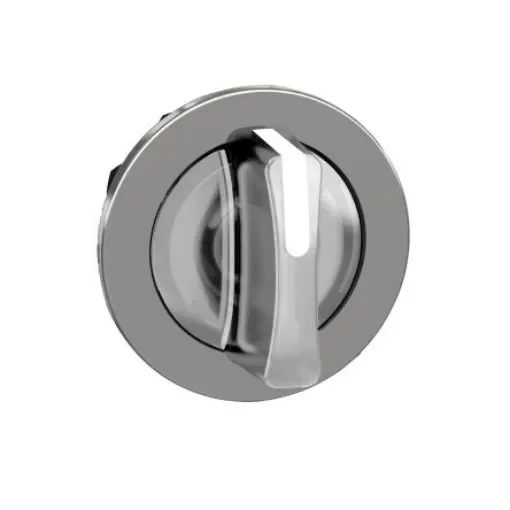 Schneider Electric ZB4 Series 3 Position Selector Switch Head, 30mm Cutout, White Handle - ZB4FK1313 product image