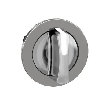 Schneider Electric ZB4 Series 3 Position Selector Switch Head, 30mm Cutout, White Handle - ZB4FK1513 product image