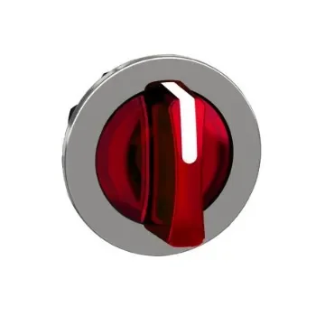 Schneider Electric ZB4 Series 3 Position Selector Switch Head, 30mm Cutout, Red Handle - ZB4FK1743 product image