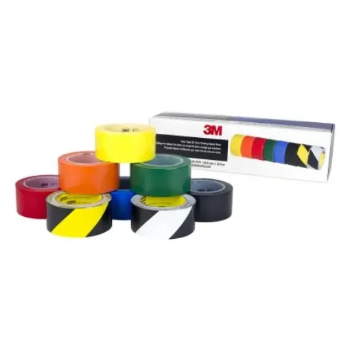 3M Scotch 5S Vinyl 33m Lane Marking Tape, 0.14mm Thickness - 5S Starter pack product image