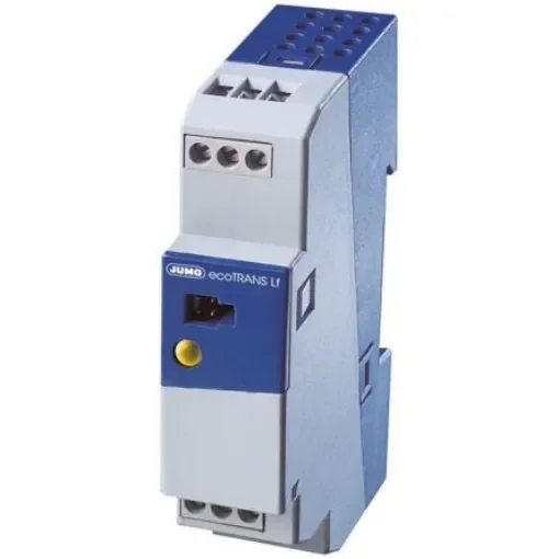 Jumo ecoTRANS Series Signal Conditioner, Conductivity, Temperature Input, Current, Voltage Output, 24V dc Supply - 202731/01-015/024,000 product image