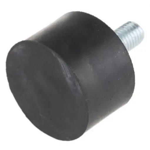RS PRO Cylindrical M10 Anti Vibration Mount, Male Buffer Foot with 136.48kg Compression Load - 1854495 product image