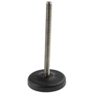 RS PRO M12 Polyamide Adjustable Foot, 1300kg Static Load Capacity 30° Tilt Angle - 1854506 product image