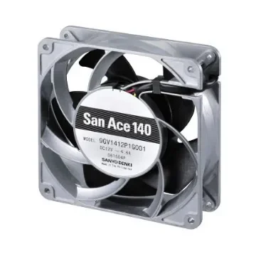 Sanyo Denki 9GV Series Axial Fan, 24 V dc, DC Operation, 55.2W, 2.3A Max, 140 x 140 x 38mm - 9GV1424P1G001 product image