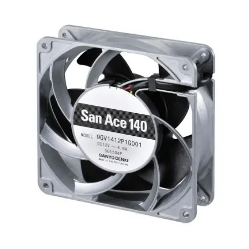 Sanyo Denki 9GV Series Axial Fan, 48 V dc, DC Operation, 55.2W, 1.15A Max, 140 x 140 x 38mm - 9GV1448P1G001 product image