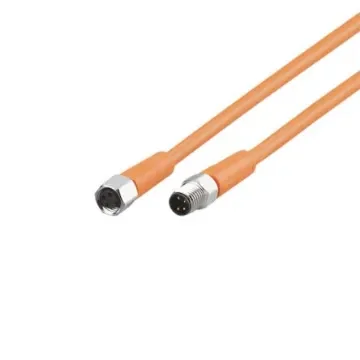 ifm electronic Straight Male 1 way M8 to Straight Female 1 way M8 Sensor Actuator Cable, 2m - EVT205 product image