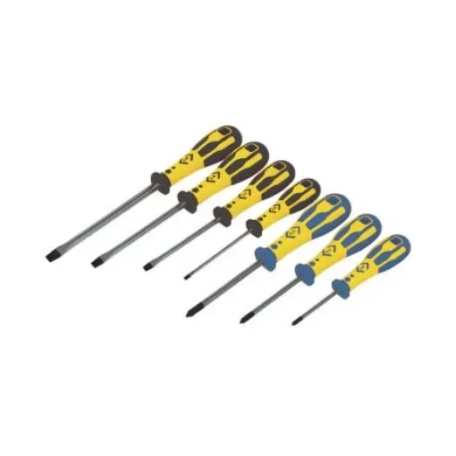 CK T49163D Pozidriv; Slotted Screwdriver Set, 7-Piece product image