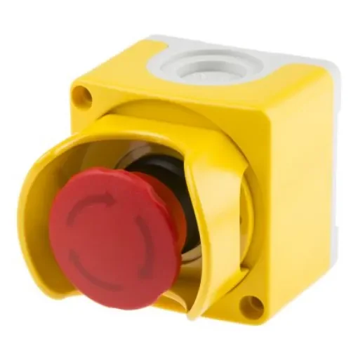 ABB 1SFA Series Twist Release Emergency Stop Push Button, Surface Mount, 2NC, IP66, IP67, IP69K - CEPY1-2001 product image