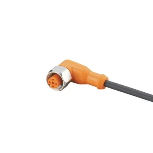 ifm electronic Right Angle Female 1 way M12 to Unterminated Sensor Actuator Cable, 15m - EVM094 product image