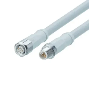 ifm electronic, Power, 250mm 5 Core, Grey Modified Polyphenylene Ether MPPE Power Cable - EVF621 product image