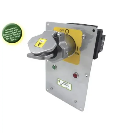 IDEM M-ISP Safety Interlock Switch, 2NC/1NO, Keyed, Stainless Steel - M-ISP-SKR-25 (A101) product image