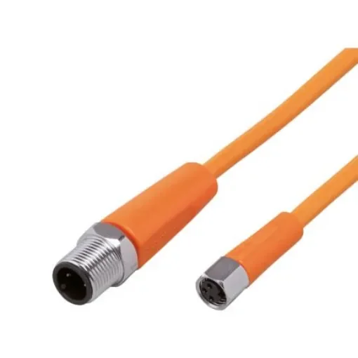 ifm electronic Straight Male 1 way M12 to Straight Female 1 way M8 Sensor Actuator Cable, 5m - EVT240 product image