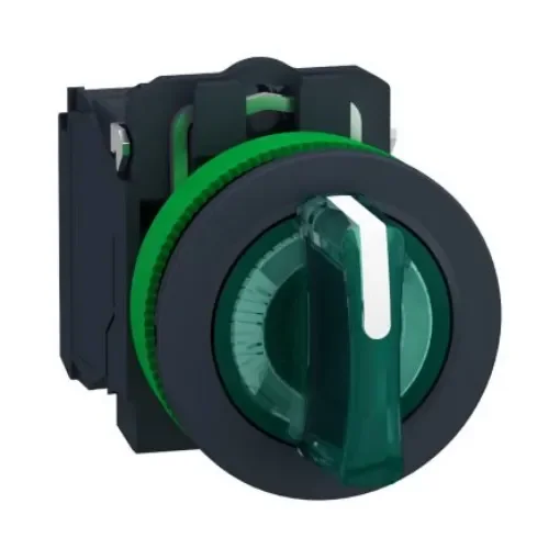 Schneider Electric Selector Switch - (SPDT) 30mm Cutout Diameter, Illuminated 3 Positions - XB5FK133M5 product image
