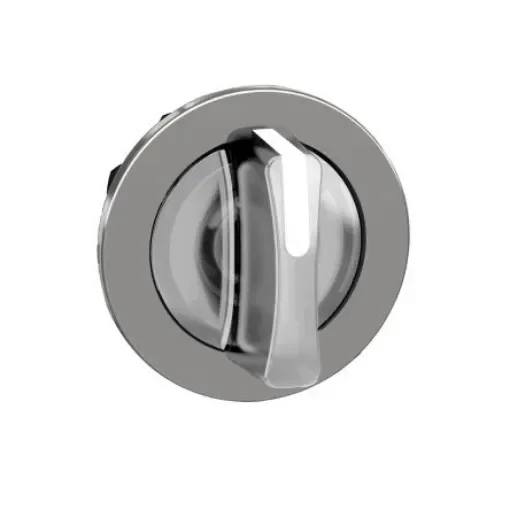 Schneider Electric ZB4 Series 3 Position Selector Switch Head, 30mm Cutout, White Handle - ZB4FK1713 product image