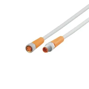 ifm electronic Straight Male 1 way M8 to Straight Female 1 way M8 Sensor Actuator Cable, 1m - EVW095 product image