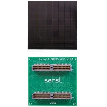 onsemi, ArrayJ-60035-64P-PCB 64-Element Photomultiplier, 420nm, PCB Mount PCB Array package product image