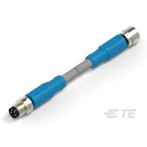 TE Connectivity Straight Female; Male 4 way M8 to Straight 4 way M8 Sensor Actuator Cable, 5m - T4062123004-005 product image