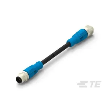 TE Connectivity Straight Female; Male 5 way M12 to Straight 5 way M12 Sensor Actuator Cable, 500mm - T4162113005-001 product image