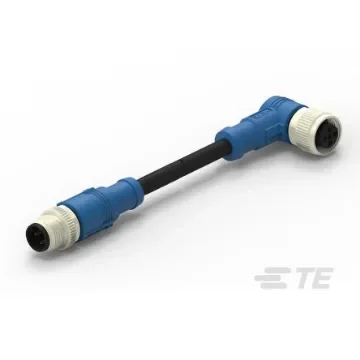 TE Connectivity Female 4 way M12 to M12 Sensor Actuator Cable - T4162114004-006 product image