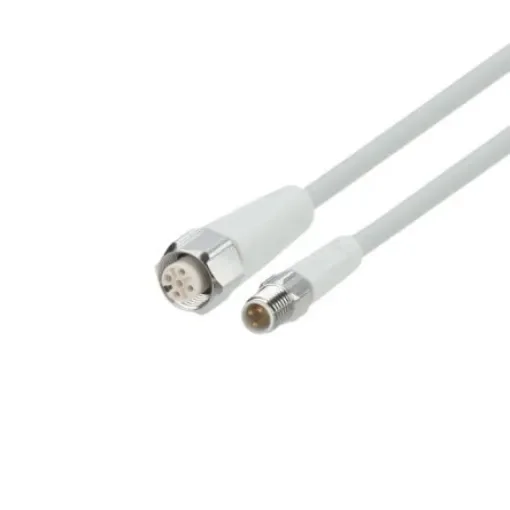ifm electronic Straight Male 4 way M8 to Straight Female 5 way M12 Communication Cable, 300mm - EVF260 product image