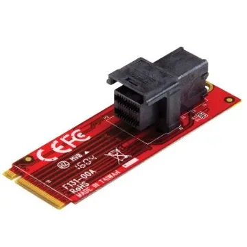 StarTech.com port U.2 U.2 to M.2 adapter - M2E4SFF8643 product image