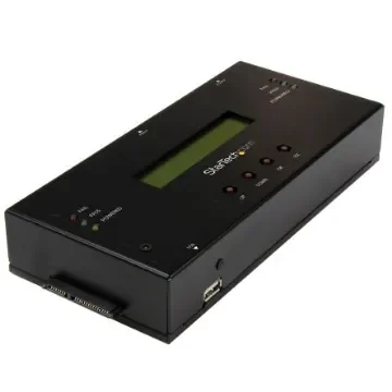 StarTech.com USB Type A, DB-9 Hard Drive Docking Station for 2 Drives SAS, SATA Hard Drive 2.5 x 3.5in - SATSASDUPE11 product image