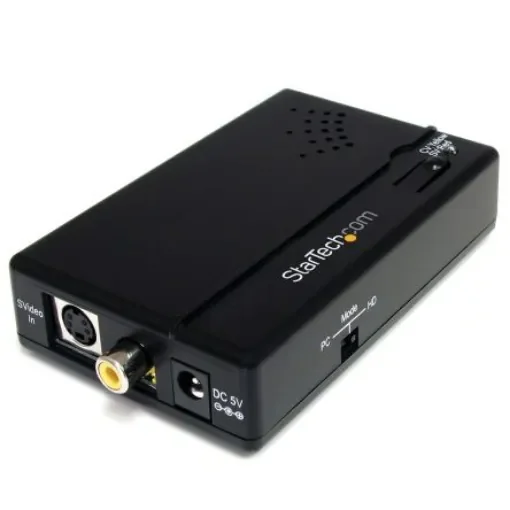 StarTech.com 3.5mm Stereo, Composite, S-Video to HDMI Video Converter, 1600 x 1200 Maximum Resolution - VID2HDCON product image