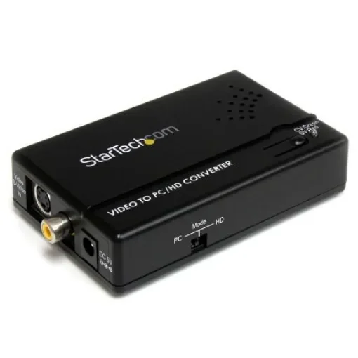 StarTech.com Composite, S-Video to VGA Video Converter, 1280 x 1024 Maximum Resolution - VID2VGATV2 product image